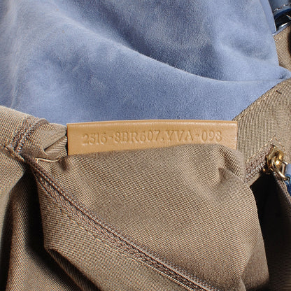 Fendi Vitello Naplak Fly Shoulder Bag Blue 7 of 8