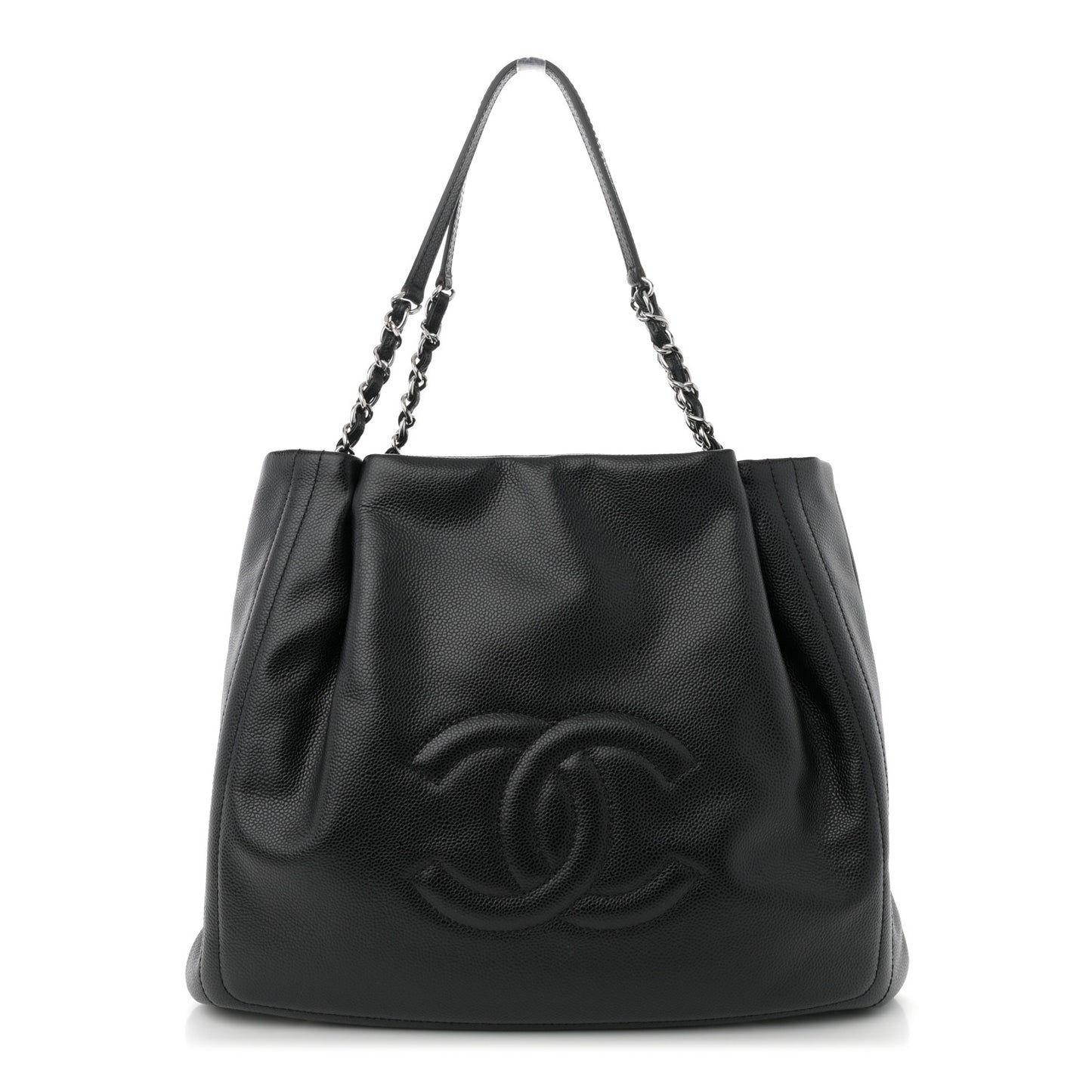 Caviar Timeless CC Shoulder Bag Black