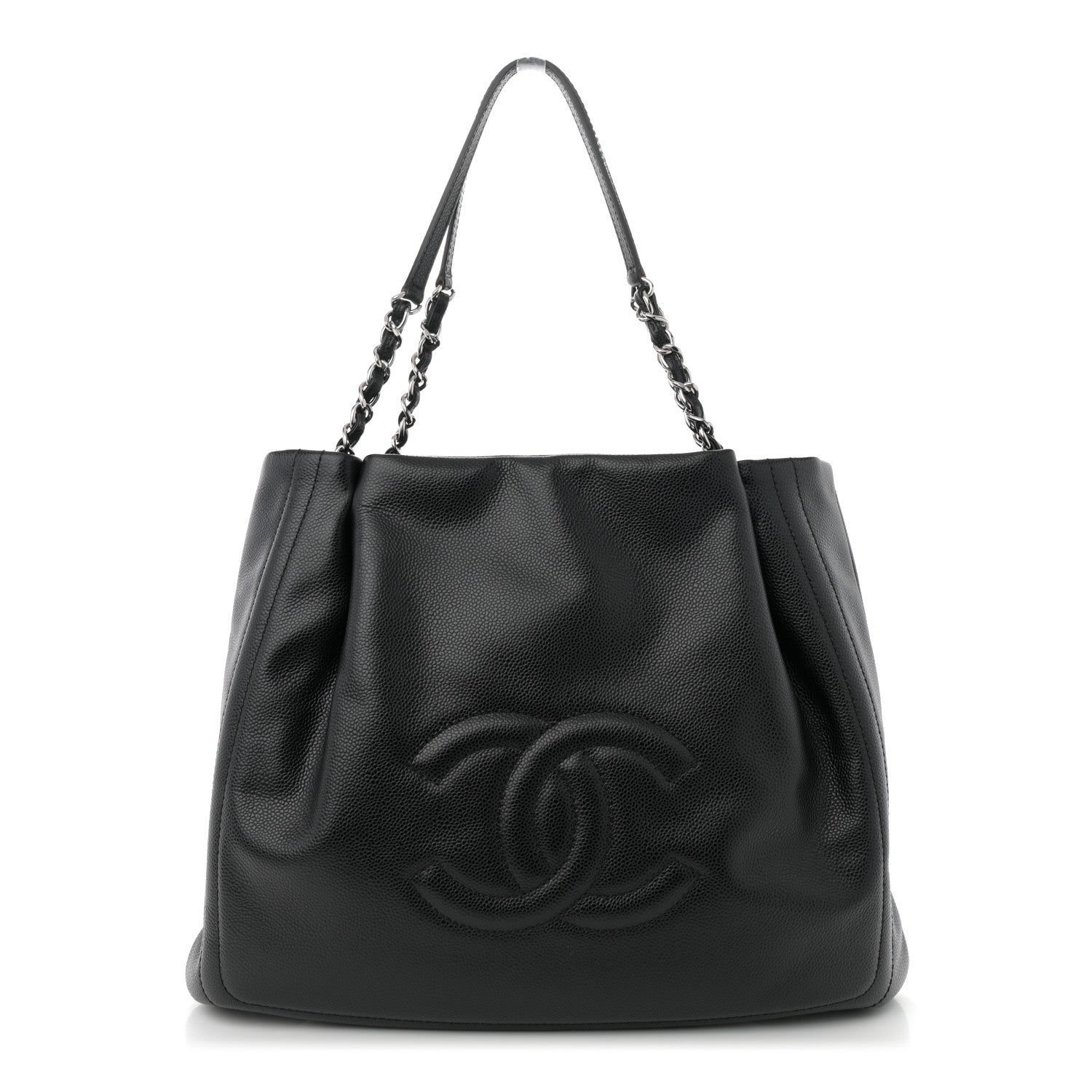 Chanel Caviar Timeless CC Shoulder Bag Black 1 of 10