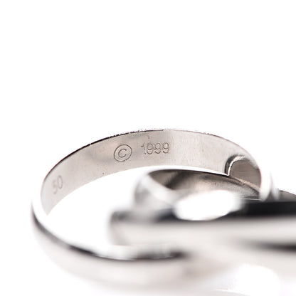 Cartier 18K White Gold Classic Trinity Ring 50 5.25 4 of 6
