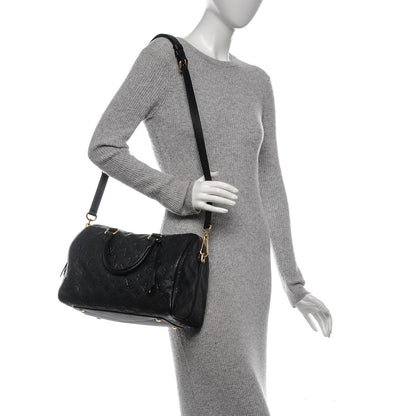 Louis Vuitton Empreinte Speedy Bandouliere 30 Black 2 of 6