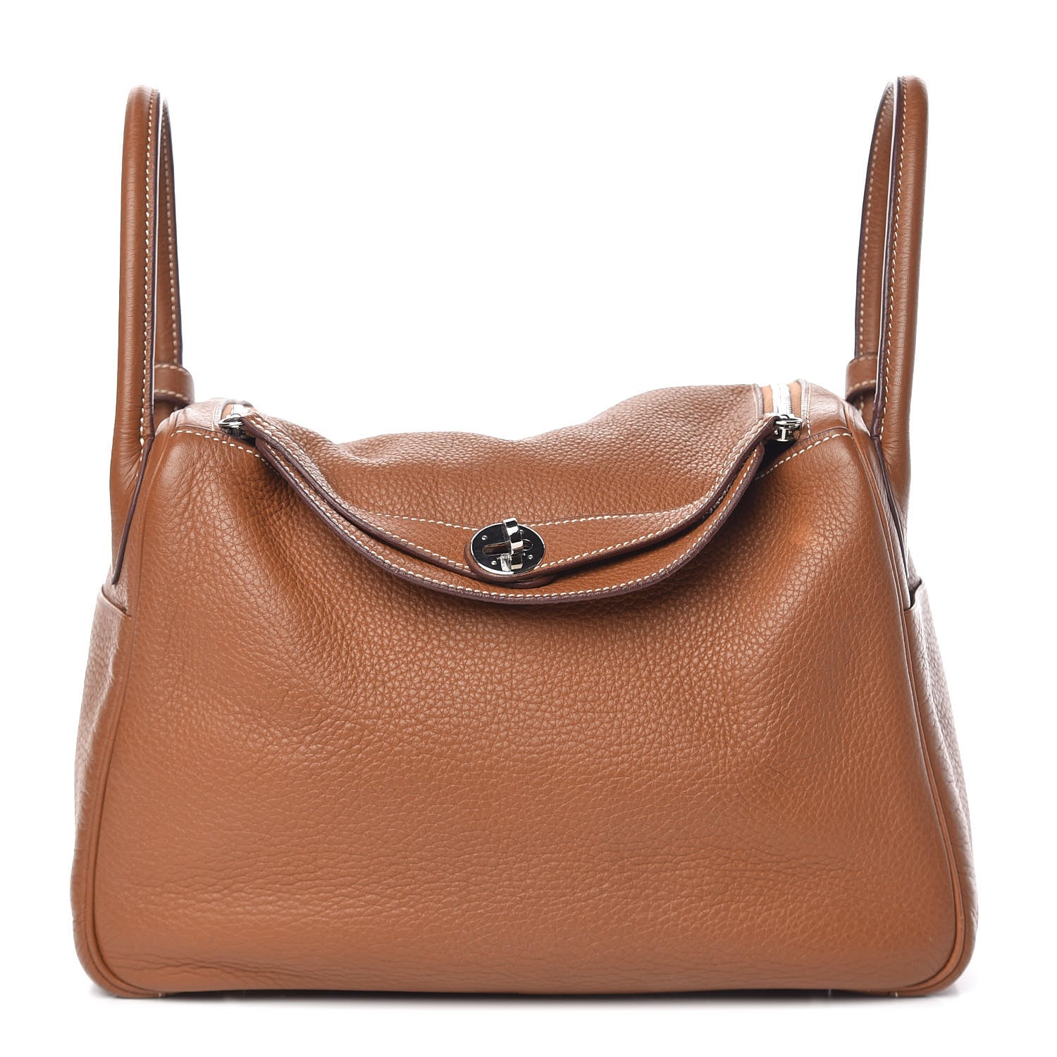 Hermes Taurillon Clemence Lindy 30 Gold 1 of 14