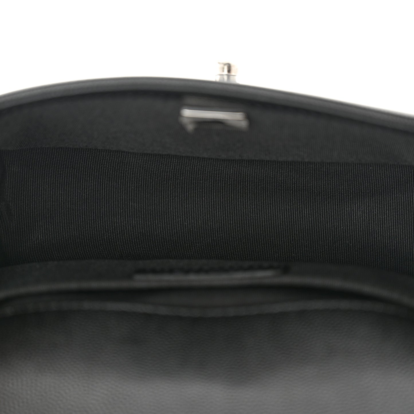 Caviar Quilted Small Boy Flap Black