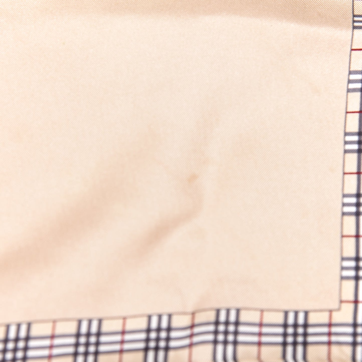 Silk House Check Square Scarf Beige