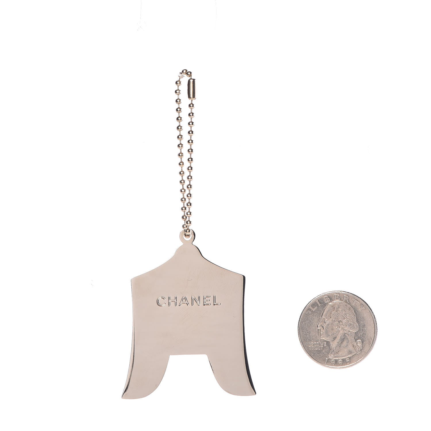 Chanel Enamel Circus Tent Bag Charm Pink Blue Silver 2 of 3