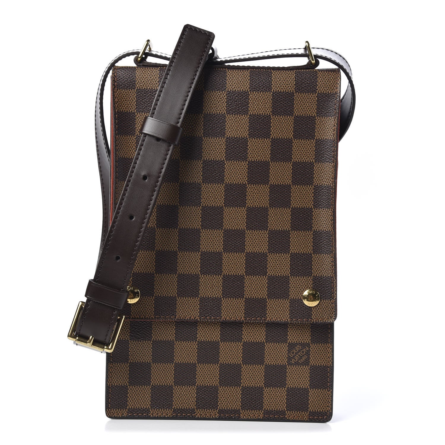 Louis Vuitton Damier Ebene Portobello Travel Shoulder Bag 1 of 8