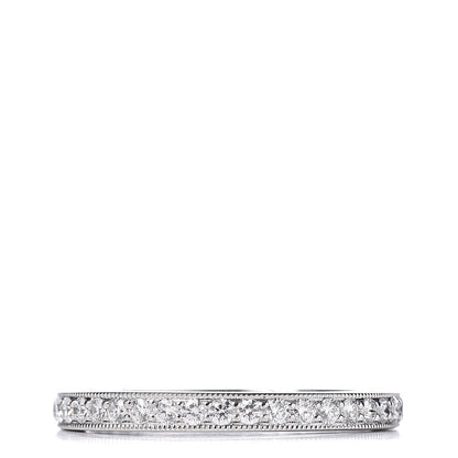 Tiffany Platinum Diamond 2mm Legacy Band Ring 50 5.25 3 of 5