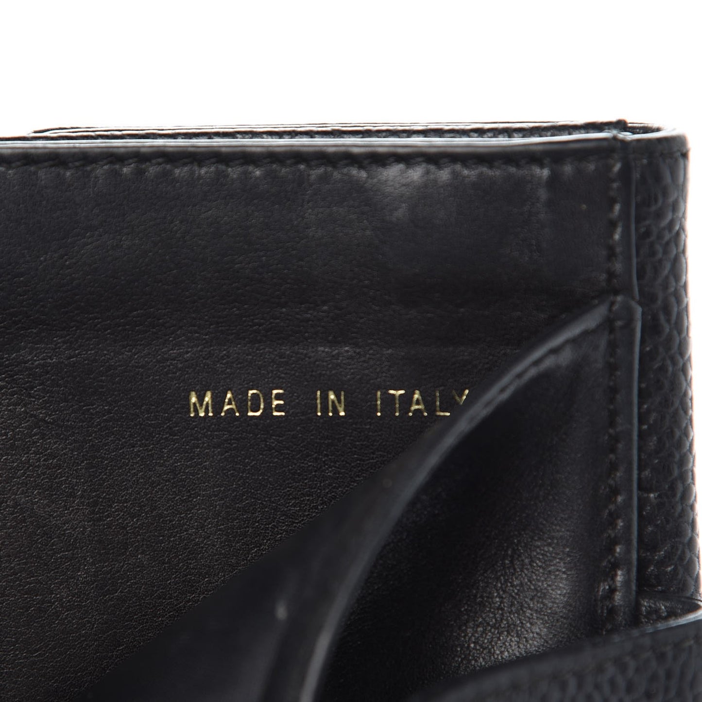 Caviar CC Compact Wallet Black