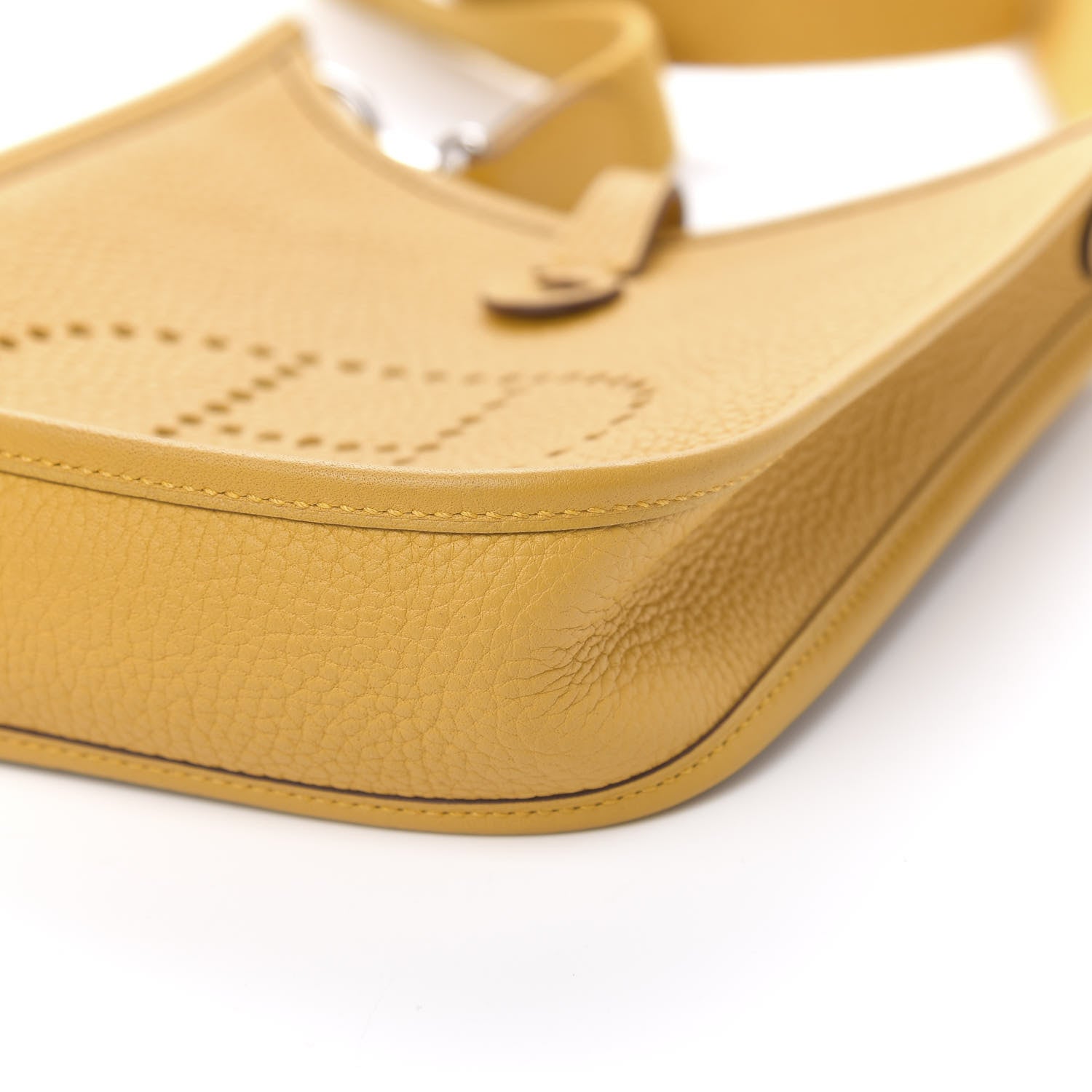 Hermes Taurillon Clemence Evelyne TPM Jaune Ambre 8 of 9