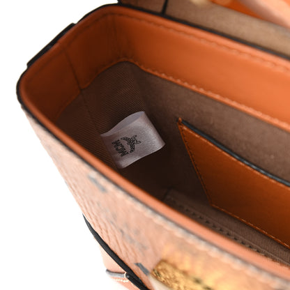 MCM Visetos Soft Berlin Convertible Belt Bag Cognac 9 of 10