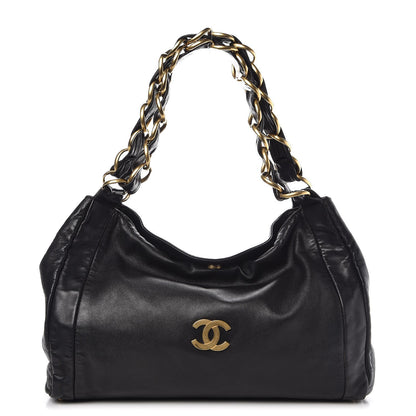 Chanel Lambskin Small Olsen Shoulder Bag Black 1 of 10