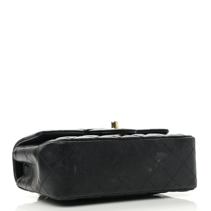 Chanel Lambskin Quilted Mini Rectangular Flap Black 4 of 13