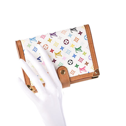 Louis Vuitton Monogram Multicolor Small Ring Agenda Cover White 2 of 8
