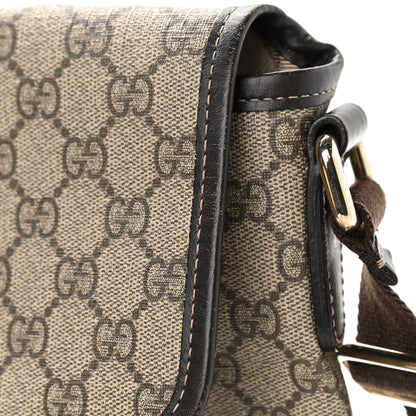 Gucci GG Plus Monogram Small Flap Messenger Bag Beige Dark Brown 14 of 14