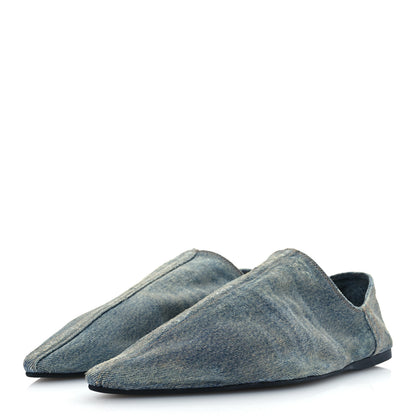 Balenciaga Calfskin Denim Babouche Mules 39 4 of 10