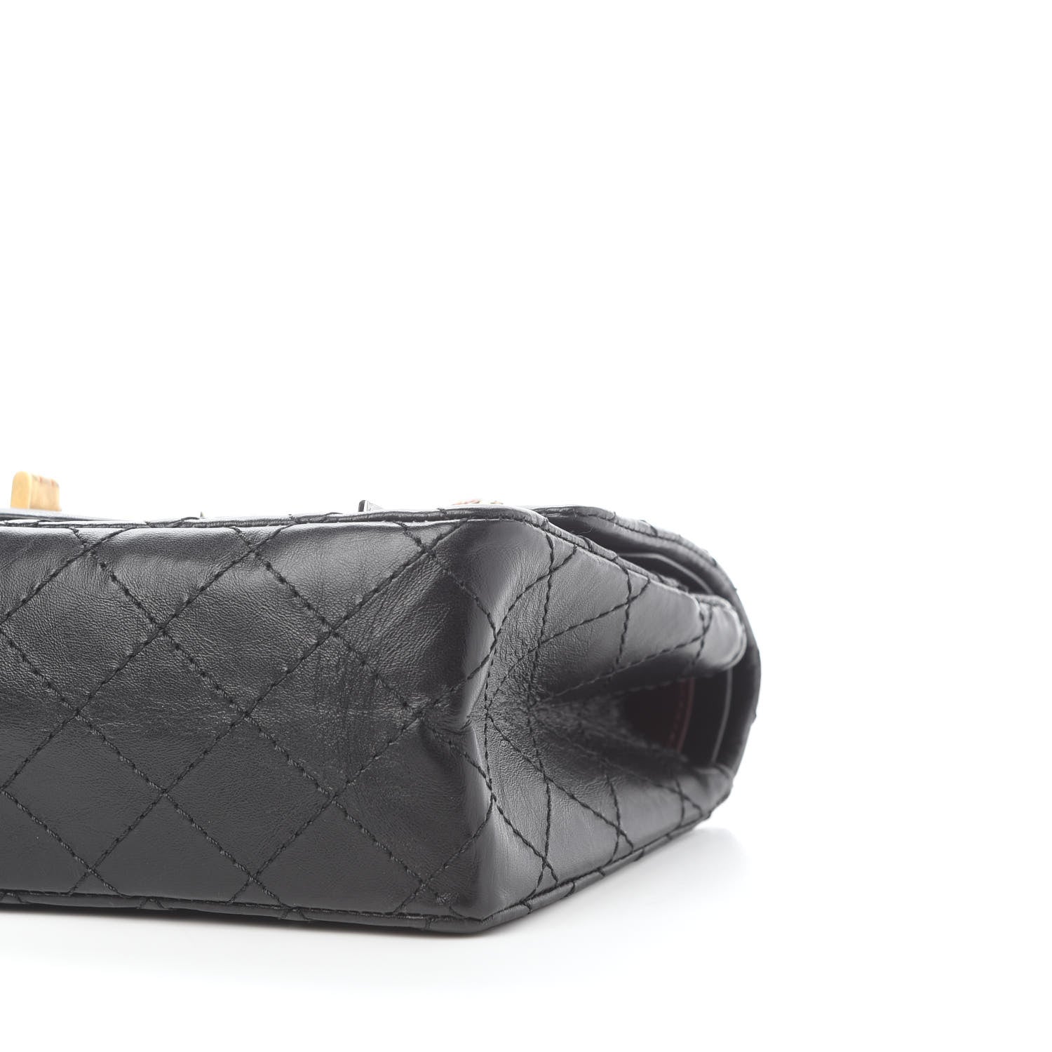 Chanel Aged Calfskin Lucky Charms 2.55 Reissue 225 Flap Black 10 of 10