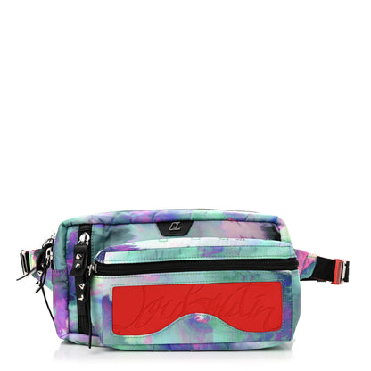 Christian Louboutin Nylon Loubideal Sneaker Sole Belt Bag Blue Multicolor 1 of 10