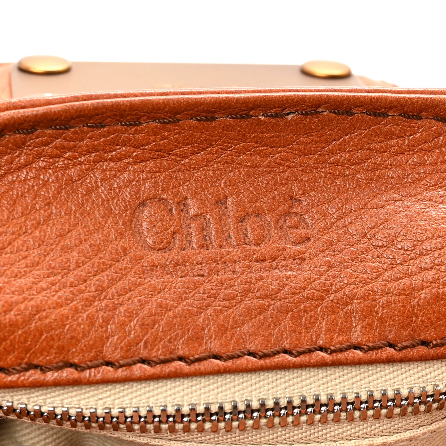 Chloe Calfskin Medium Paddington Satchel Ecureil Brown 6 of 14