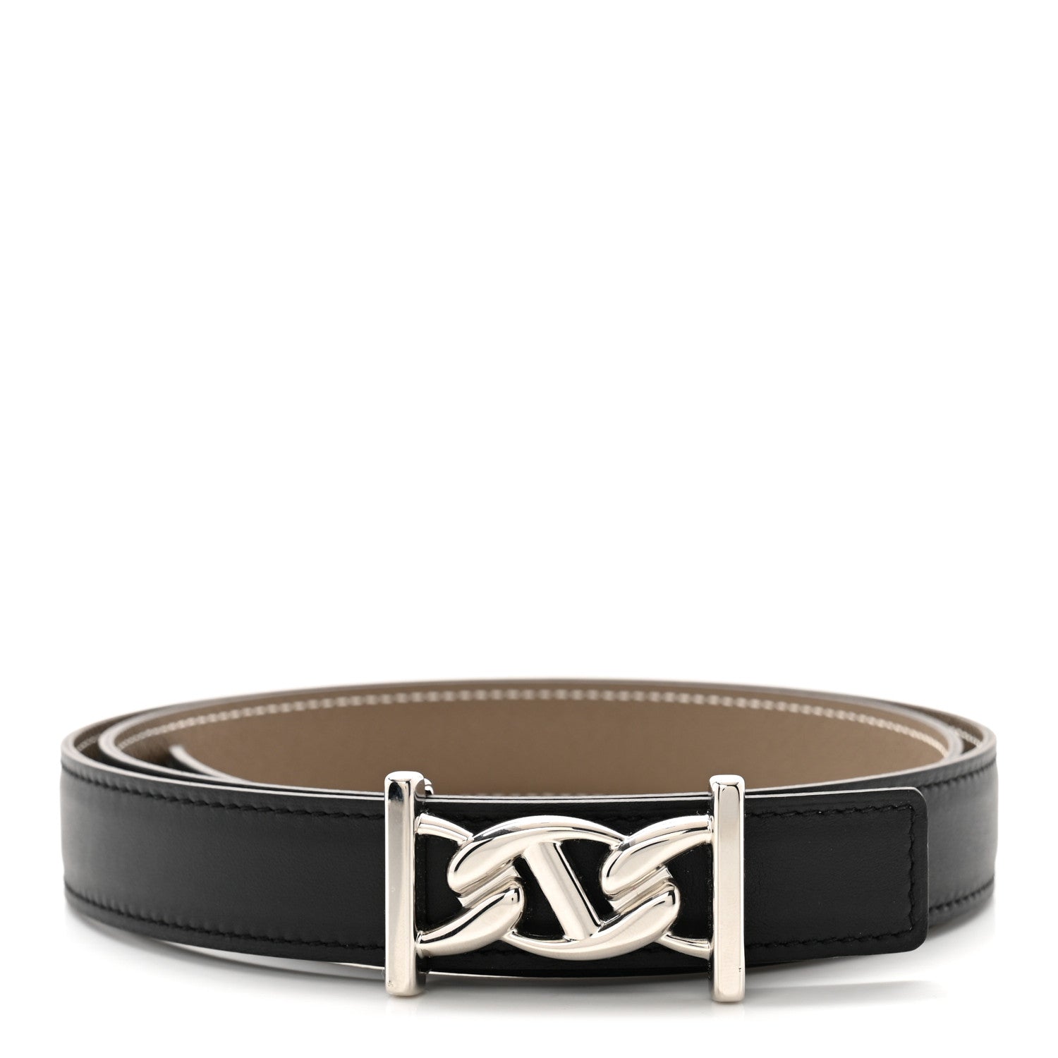 Hermes Epsom Swift 24mm My H Belt 90 36 Black Etoupe 1 of 7