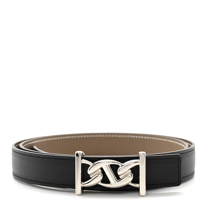 Hermes Epsom Swift 24mm My H Belt 90 36 Black Etoupe 1 of 7