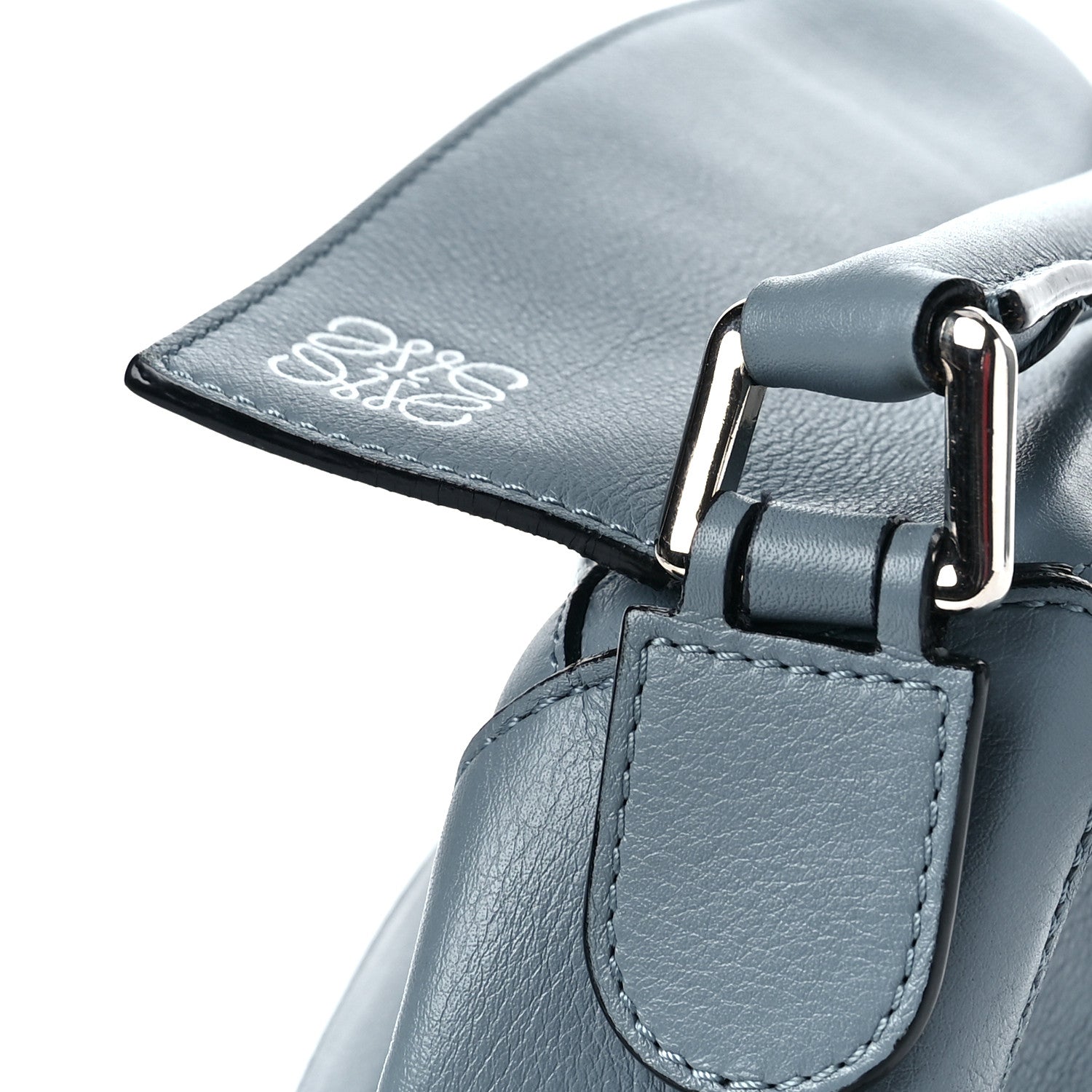 Loewe Calfskin Small Puzzle Bag Stone Blue 10 of 10