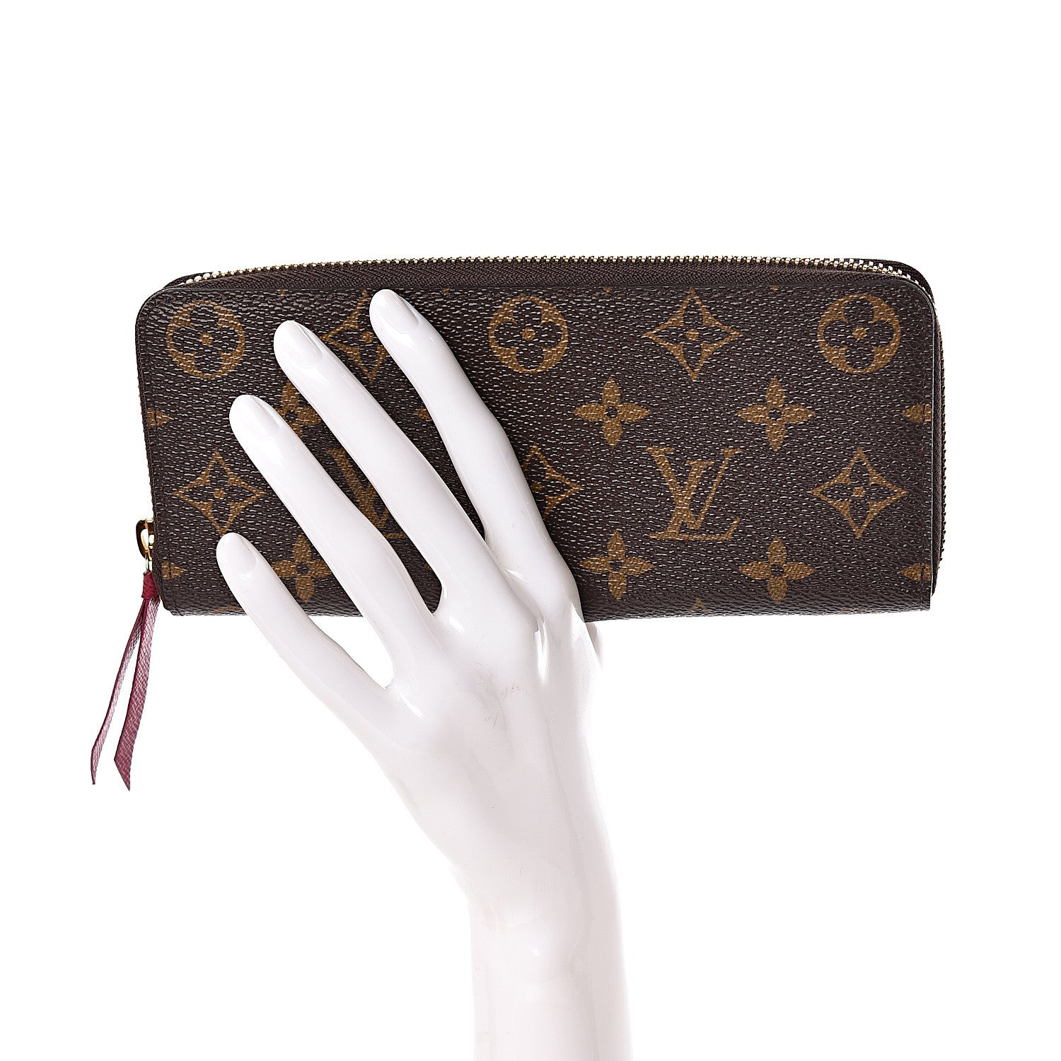 Louis Vuitton Monogram Clemence Wallet Fuchsia 2 of 8