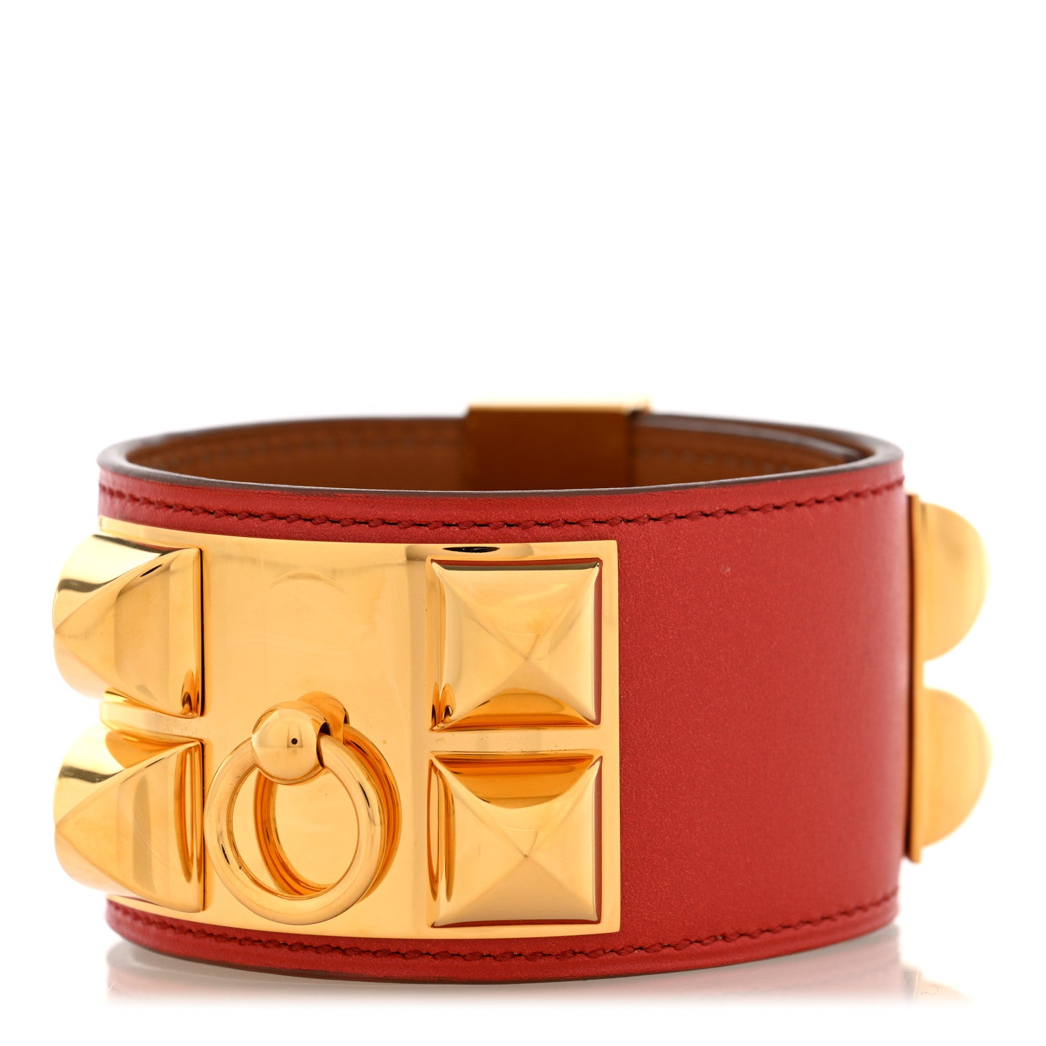Hermes Swift Collier De Chien CDC Bracelet L Capucine 1 of 6