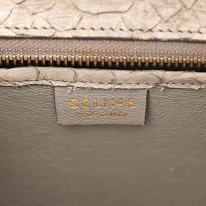 Celine Snakeskin Nano Luggage Grey 6 of 11