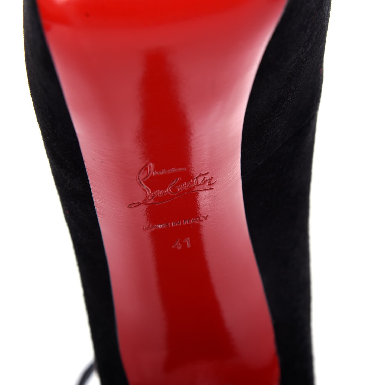 Christian Louboutin Suede Maillot 160 Pumps 41 Black 9 of 9