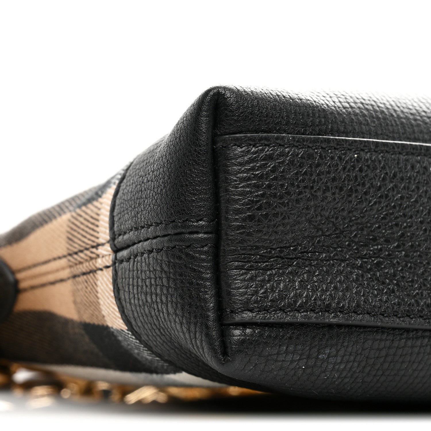 Burberry Derby House Check Abingdon Convertible Clutch Black 10 of 11