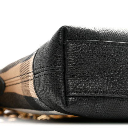 Burberry Derby House Check Abingdon Convertible Clutch Black 10 of 11