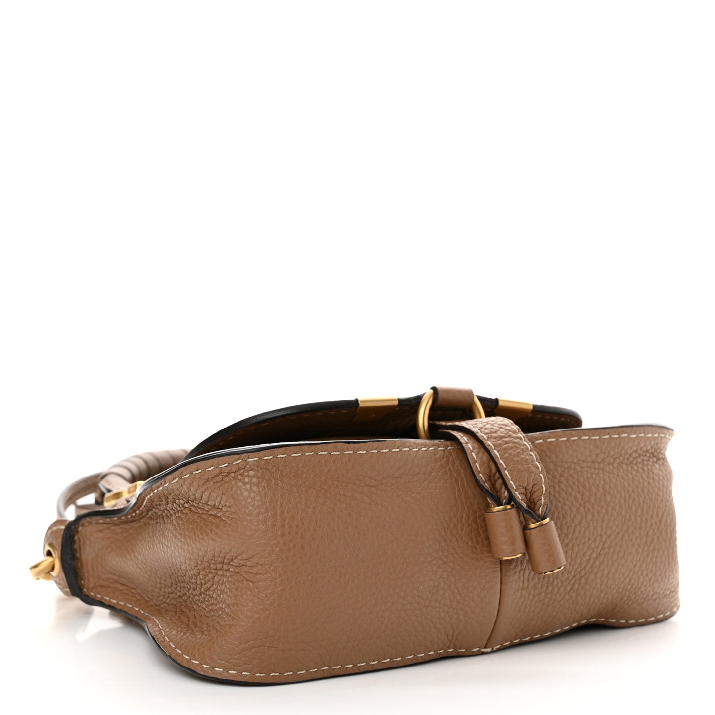 Calfskin Mini Marcie Satchel Nut