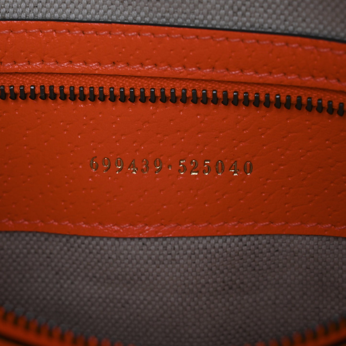 GG Supreme Monogram Textured Dollar Calfskin Web Ophidia Wristlet Shoulder Bag Beige Ebony Orange