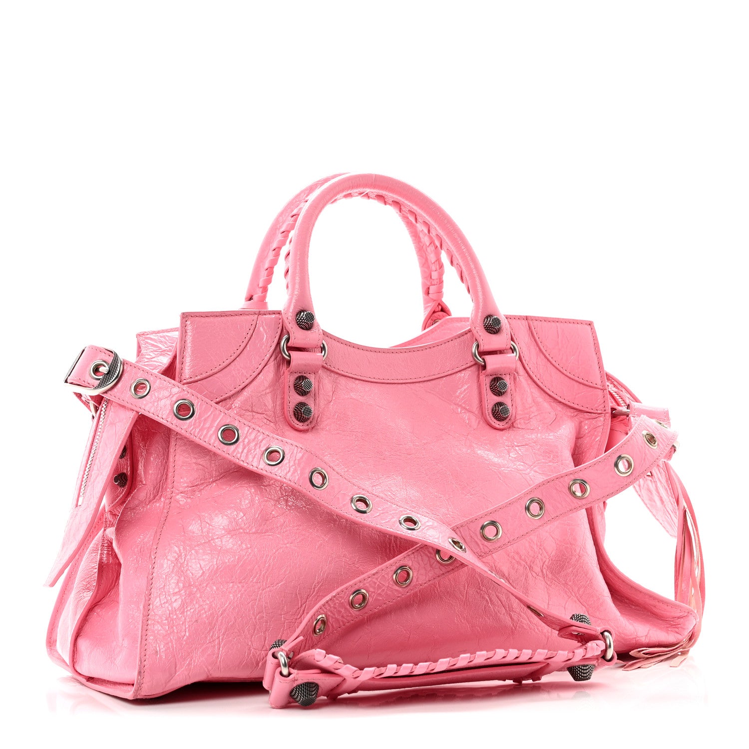 Balenciaga Agneau Arena Neo Cagole City Handbag Sweet Pink 3 of 10