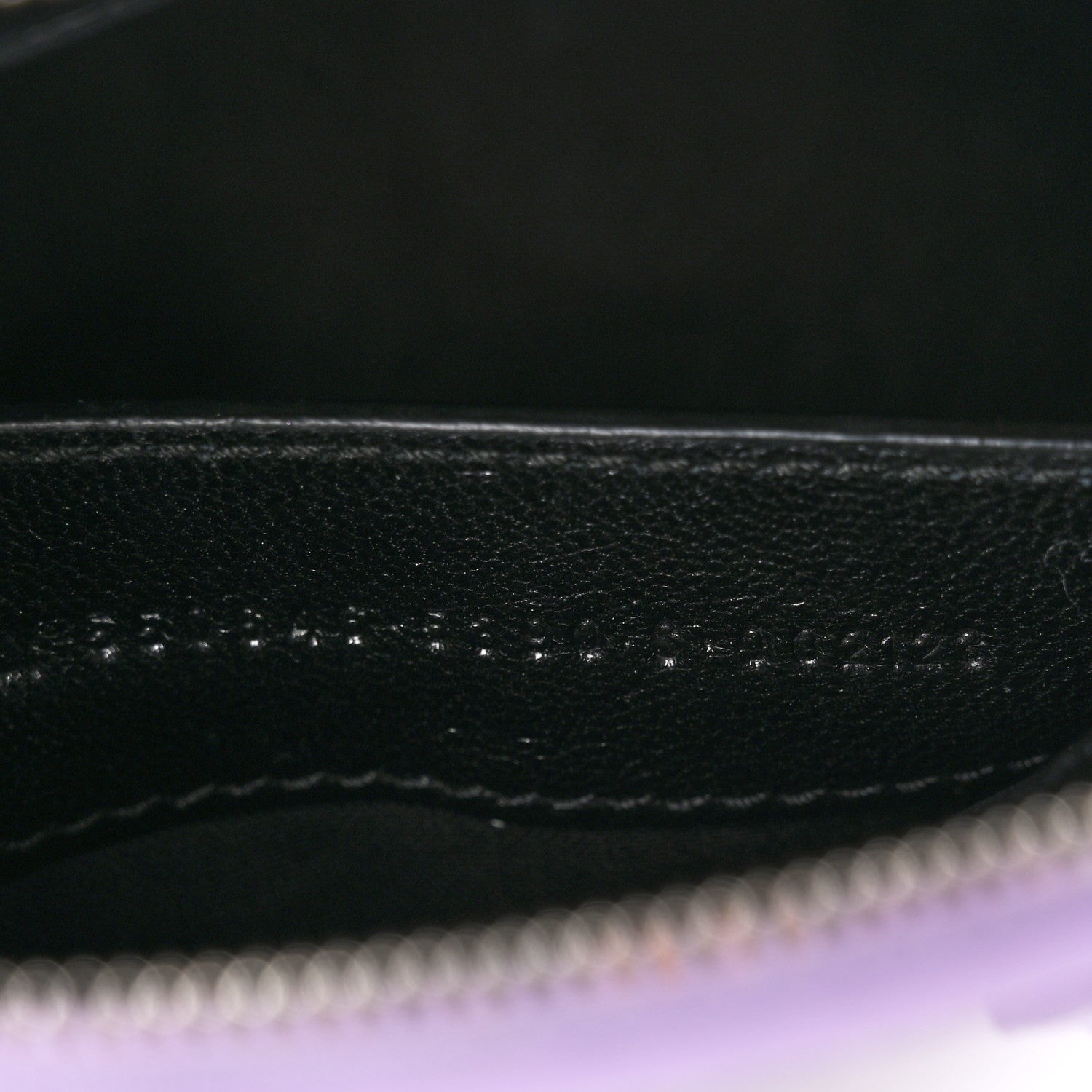 Balenciaga Shiny Calfskin Logo Crocodile Embossed XXS Ville Top Handle Bag Lilac White 7 of 10