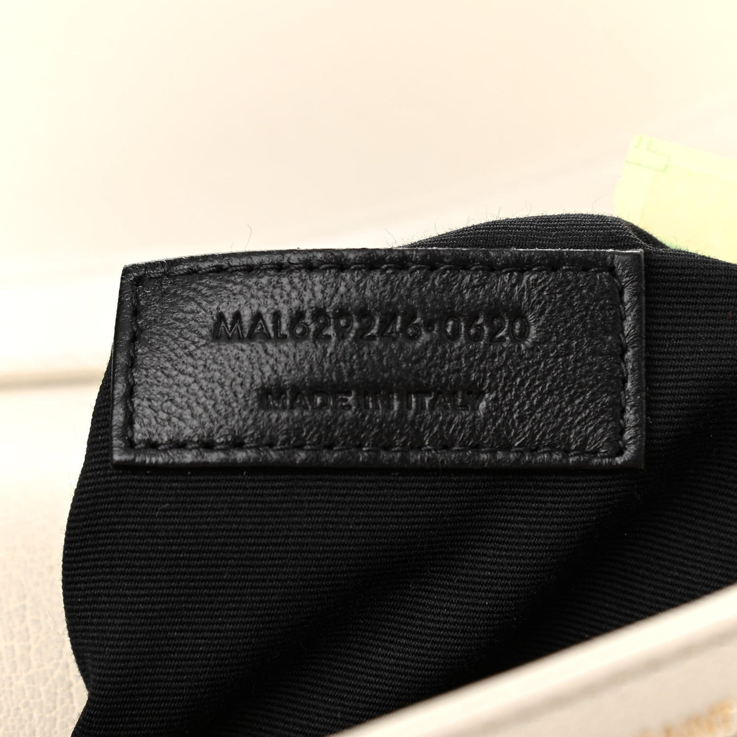 Lambskin Quilted Mini Becky Chain Bag Crema Soft