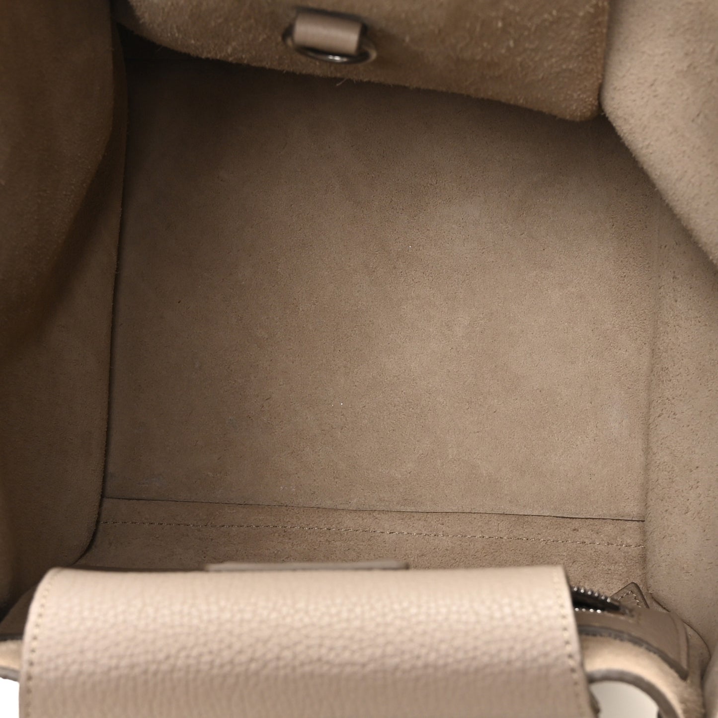 Supple Grained Calfskin Small Big Bag Light Taupe