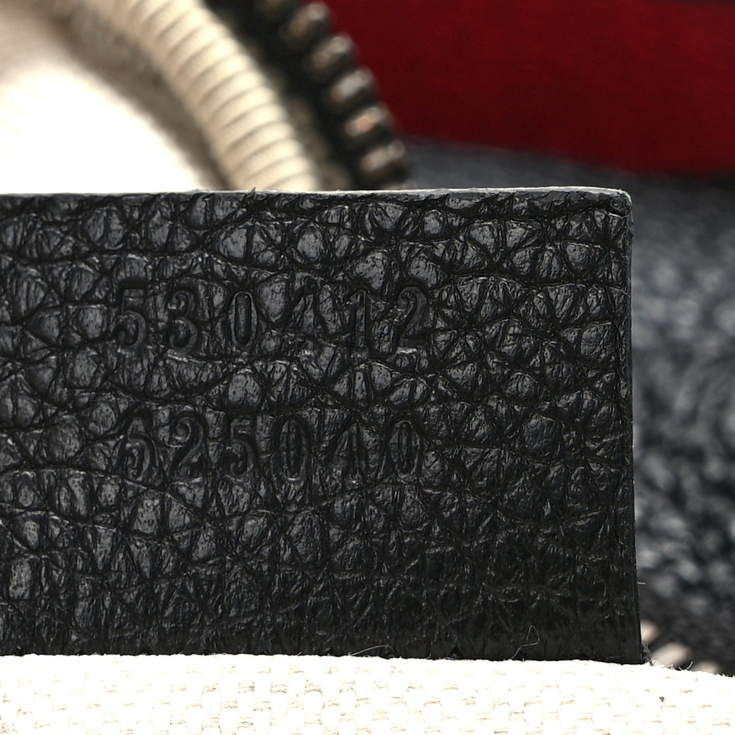 Grained Calfskin Logo Belt Bag Black