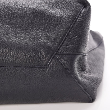 Prada Cervo Deerskin Shopper Tote Navy 13 of 16