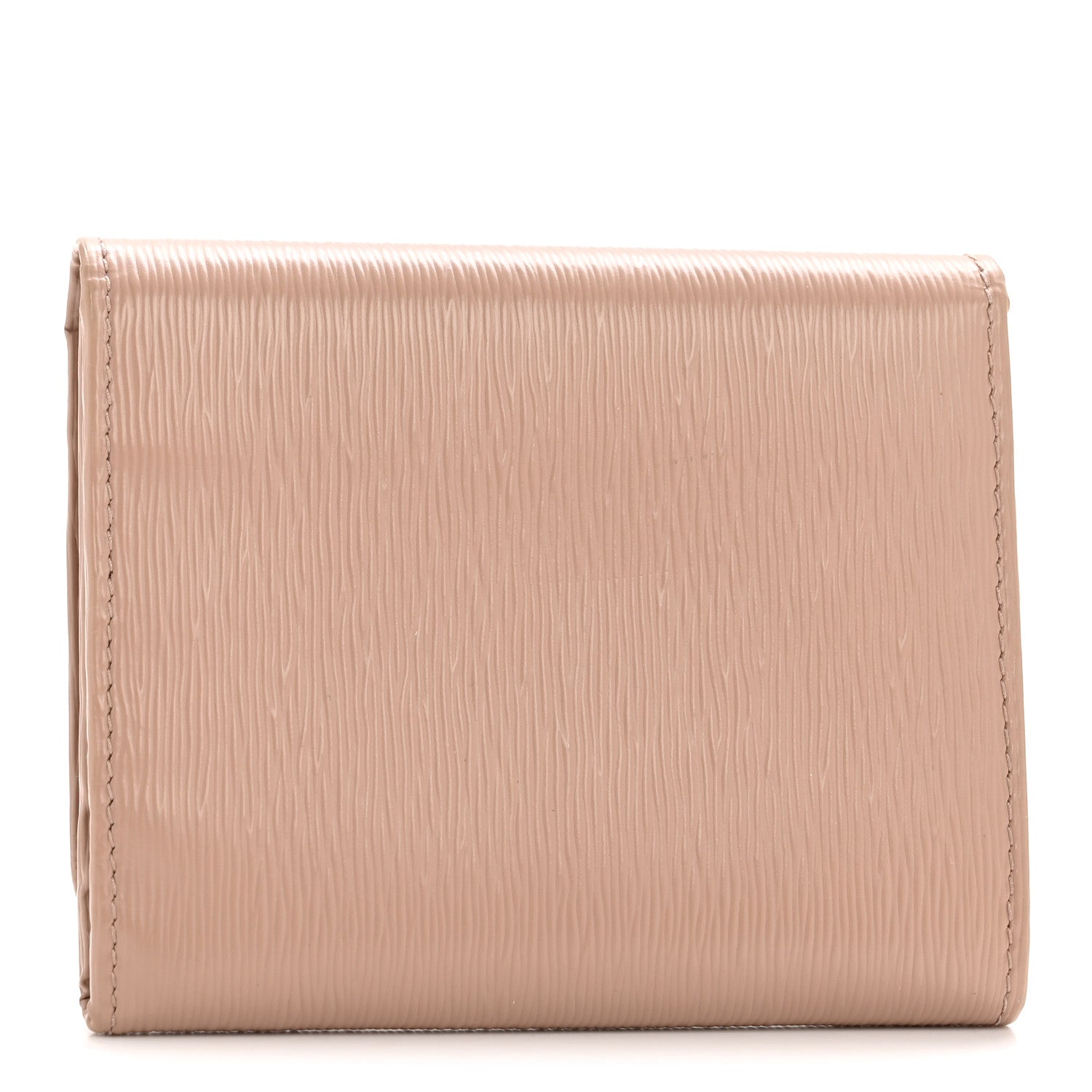 Prada Vitello Move Tri-Fold Compact Wallet Cammeo 3 of 12