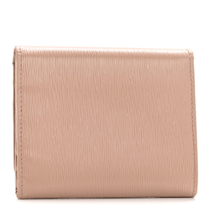 Prada Vitello Move Tri-Fold Compact Wallet Cammeo 3 of 12