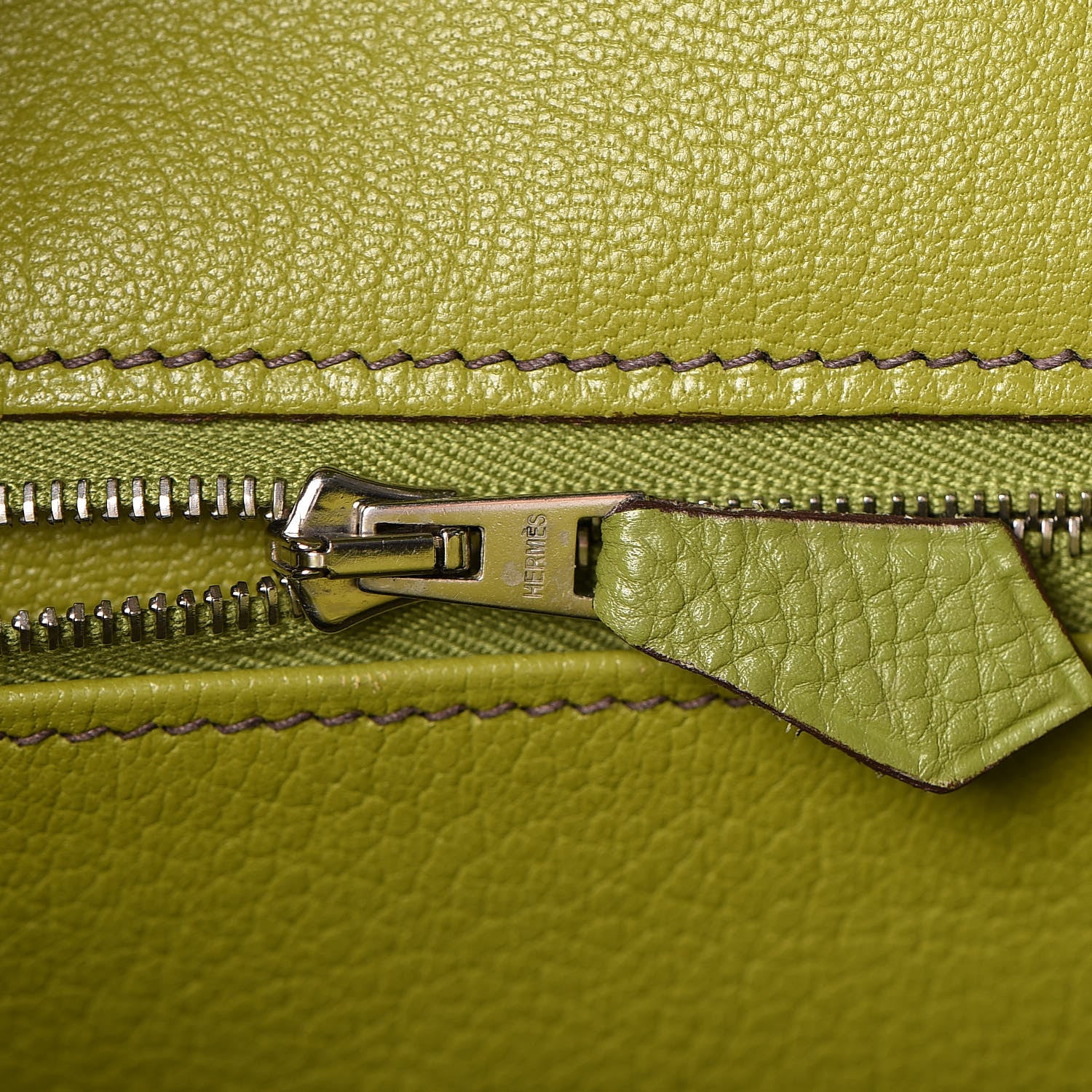 Hermes Togo Birkin 35 Vert Anis 17 of 53