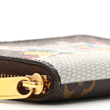 Louis Vuitton Monogram 2022 Christmas Animation New York Soho Zippy Coin Purse Yellow 7 of 8