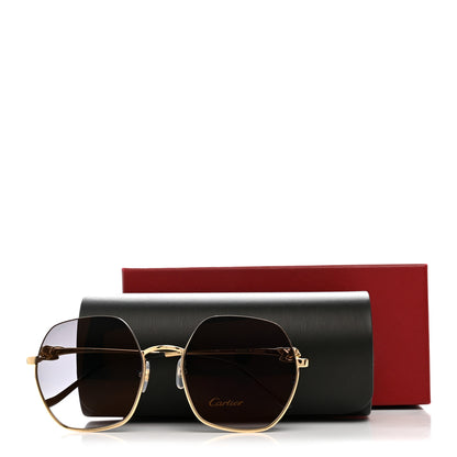 Cartier Panthere De Cartier Sunglasses CT0267S Gold Black 7 of 7