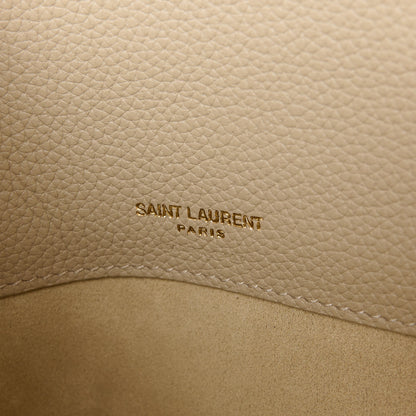 Saint Laurent Grained Calfskin Baby Sac De Jour Souple Sea Salt 6 of 12