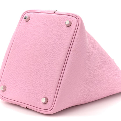 Hermes Taurillon Clemence Picotin Lock 18 PM Mauve Sylvestre 9 of 10