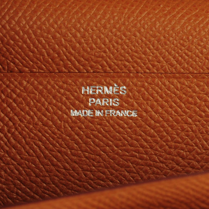 Hermes Epsom Bearn Gusset Wallet Gold 7 of 8