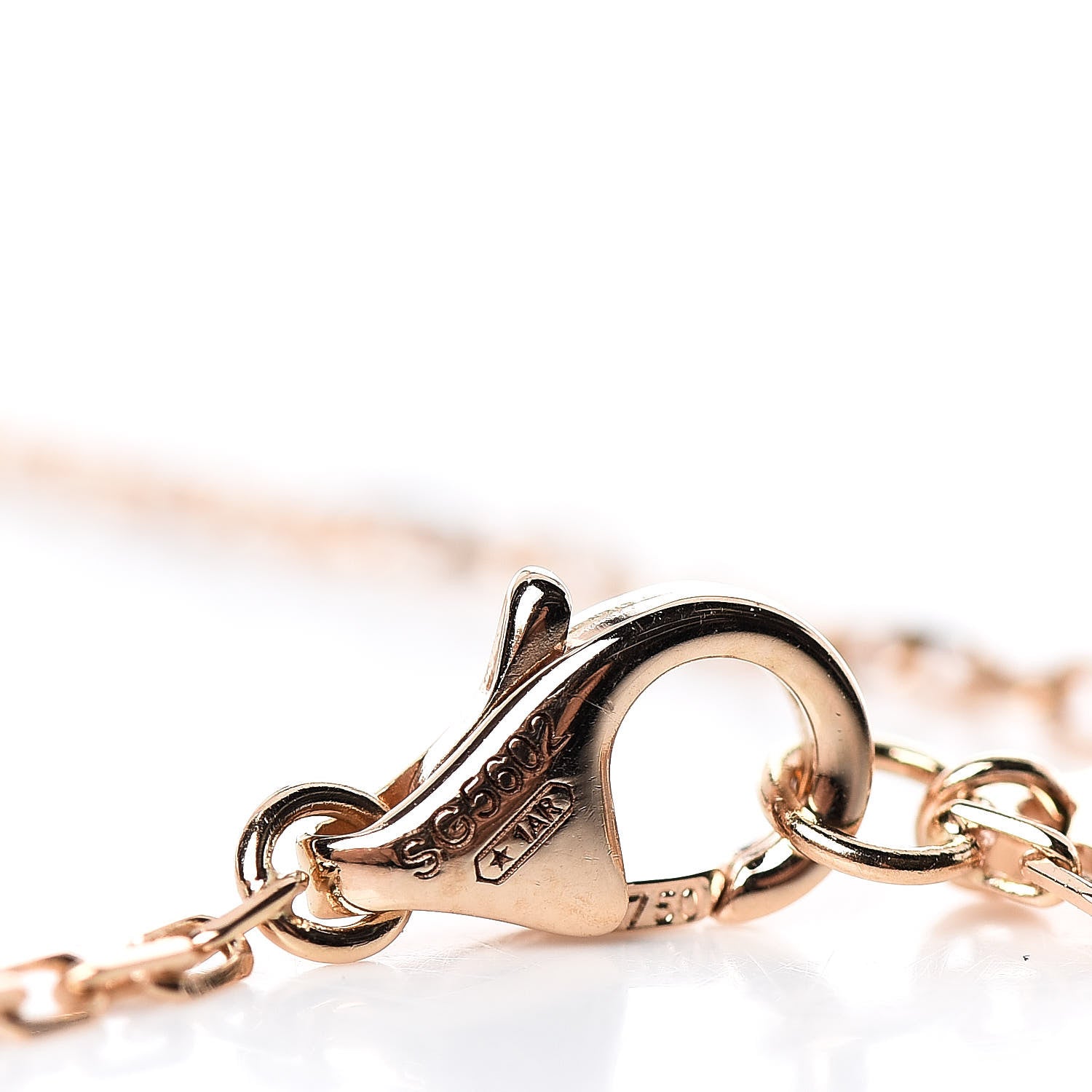 Cartier 18K Pink Gold Diamond Pink Sapphire D'Amour Bracelet 4 of 4