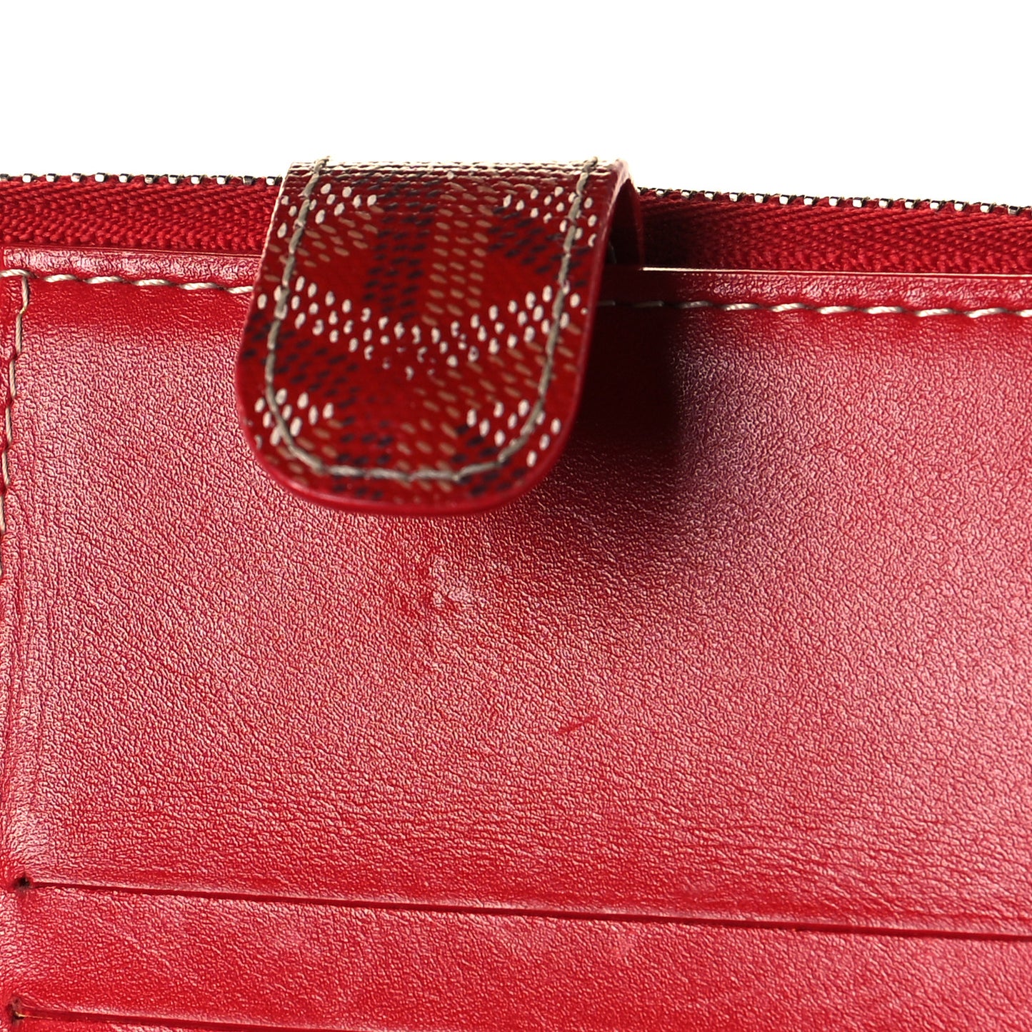 Goyardine Tuileries Wallet Red