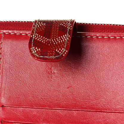 Goyard Goyardine Tuileries Wallet Red 11 of 11